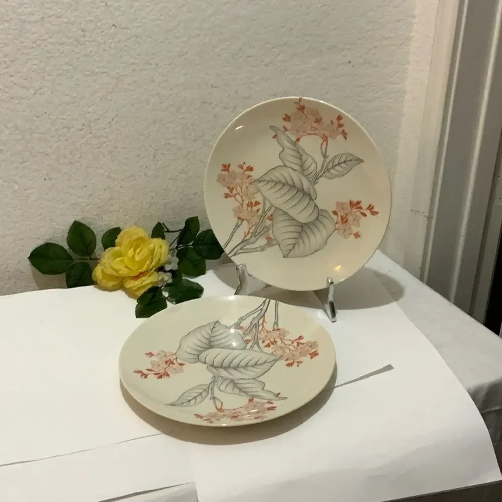 Vintage Castleton Mandalay Ching Chih Yee 10 5/8” Dinner Plates Set of 2